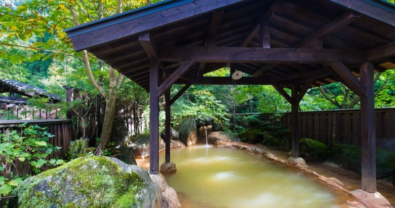 露天風呂の画像